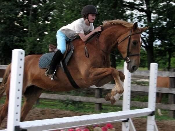 Jodie Bowen jumping