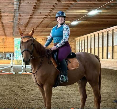 Kate and Rowan at Orchard Park Stables